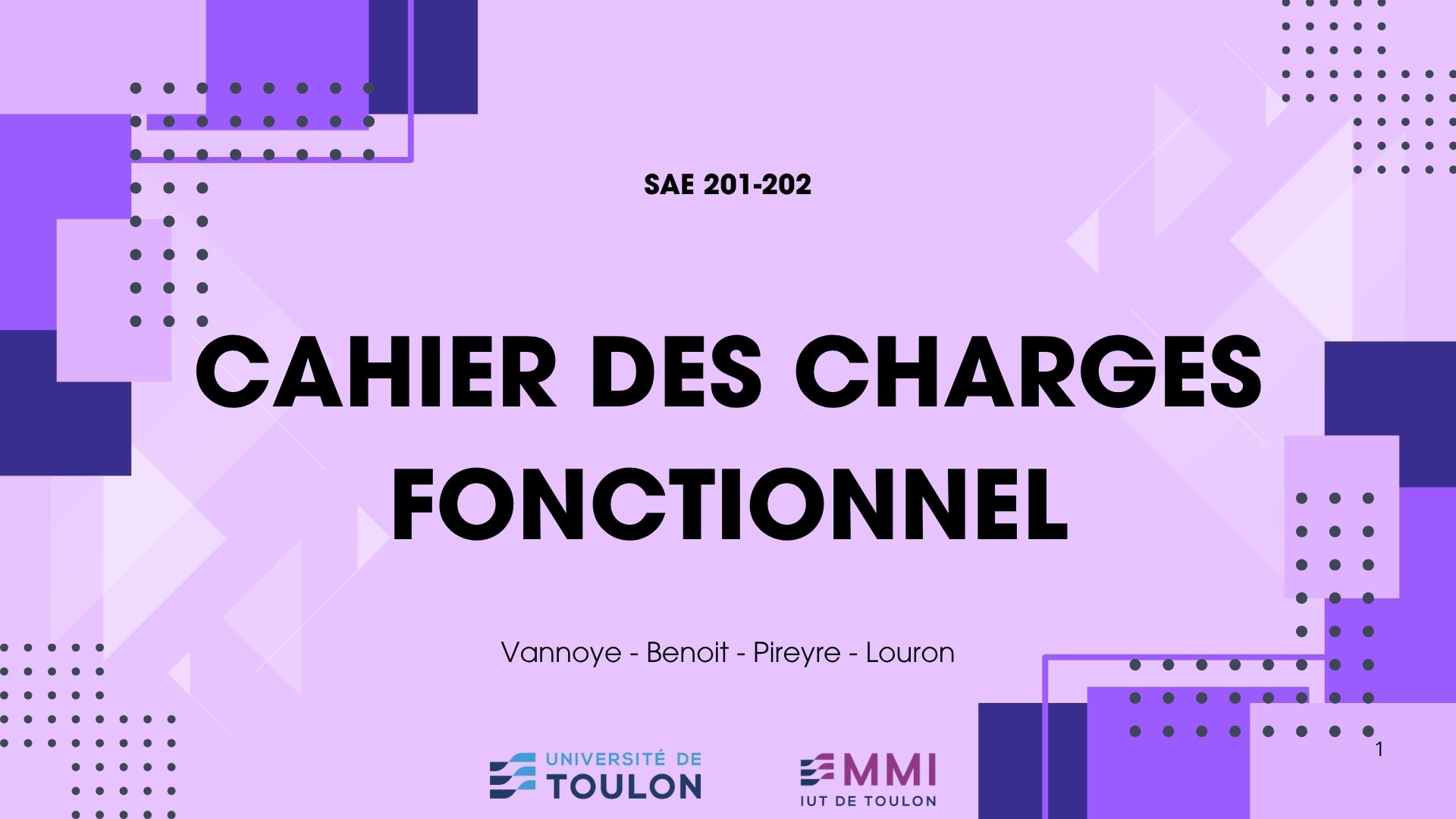 Cahier des charges fonctionnels de Prism'in